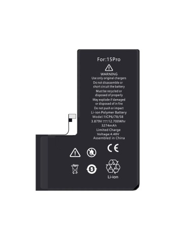 iPhone 15 Pro Battery - OEM Quality